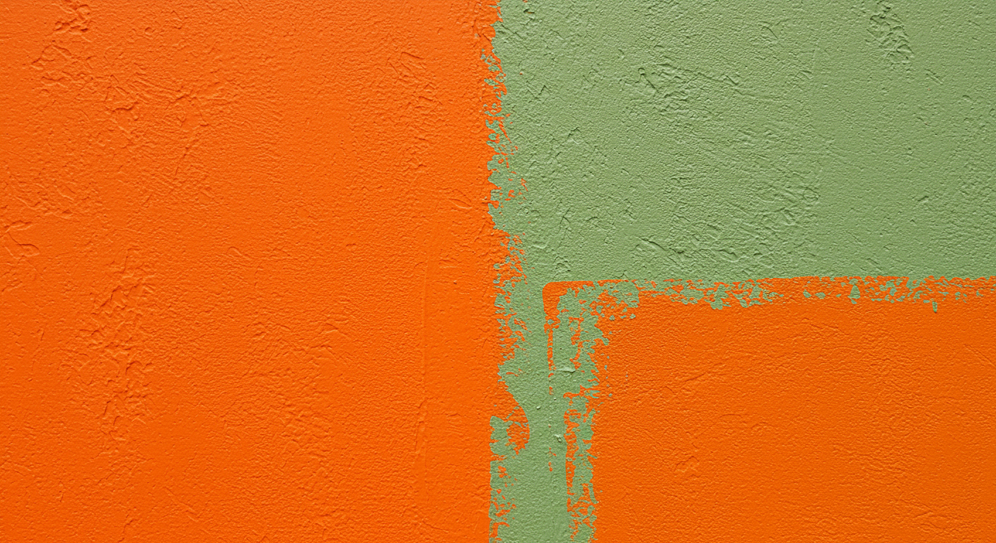 Orange and Sage decorative texture