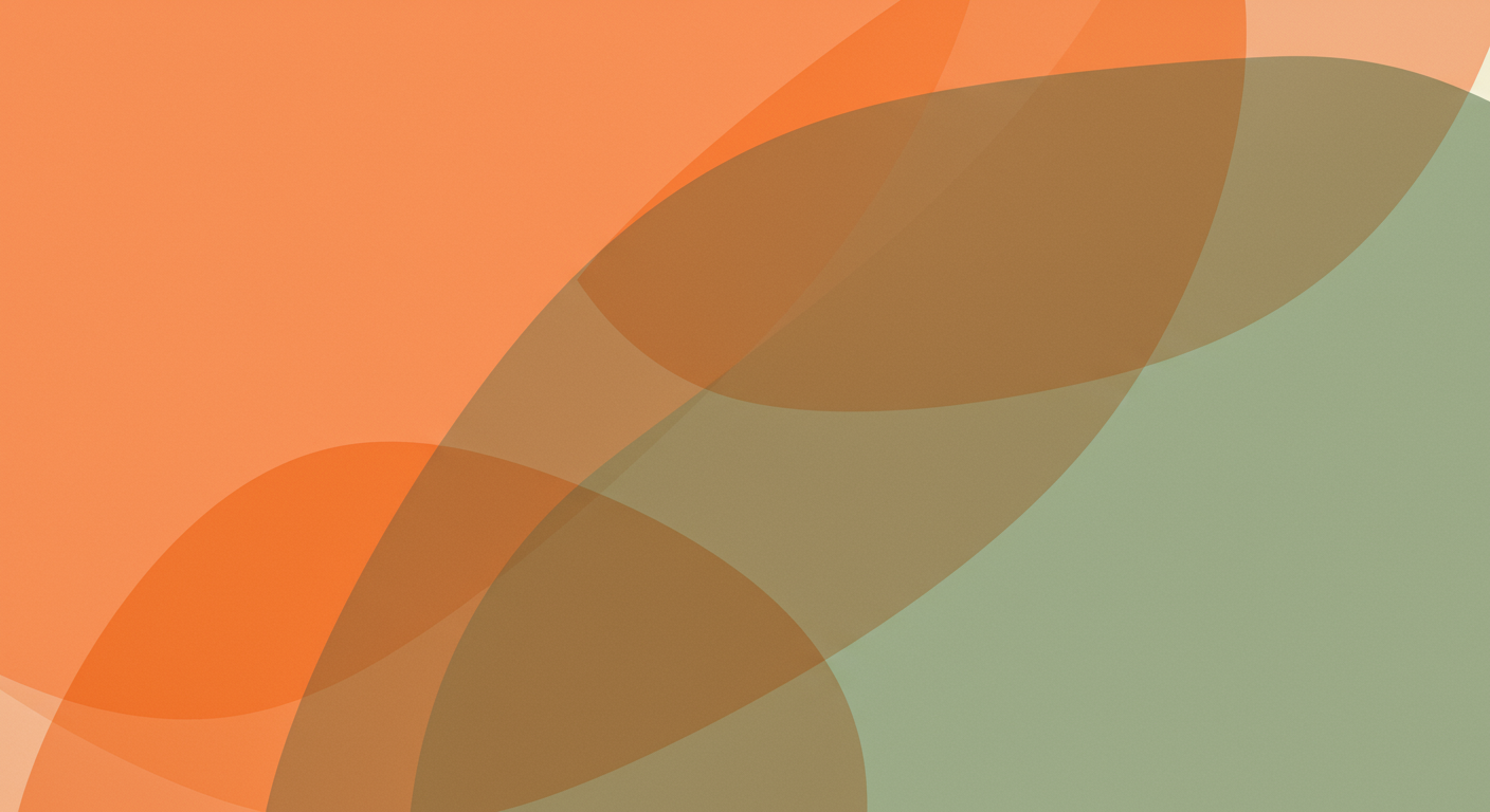 Orange Sage Abstract background